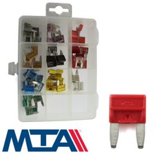 Fusibili Mini Lama Marca MTA - Alta Qualità 2 AMP - 30 AMP 65 Pezzi Scatola Assortita