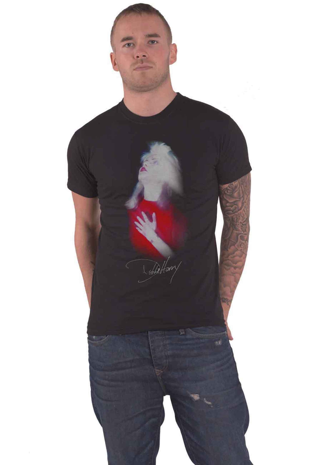 Debbie Harry Blur Portrait Official Unisex Black T-Shirt New Design