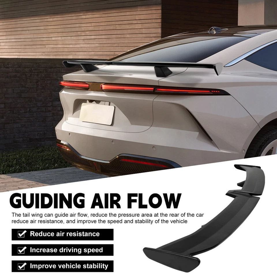 Alerón trasero de 54" estilo PRO negro mate para Hyundai Sonata híbrido Foto 4 de 4