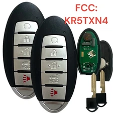 2 For 2019 2020 2021 Nissan Rogue Car Remote Smart Key Fob 5Buttons KR5TXN4
