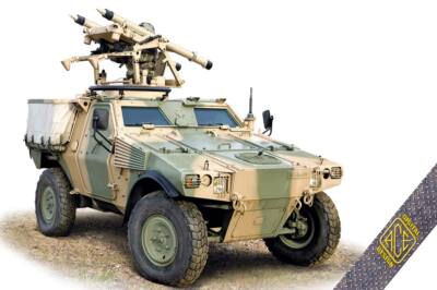 VB2L Mistral French light mobile AA system (long chassie) 1/72 ACE  72423