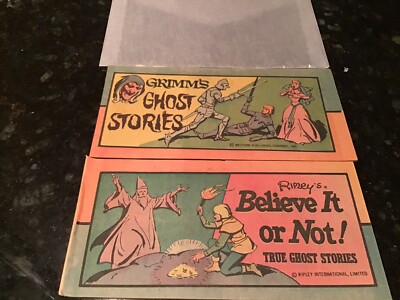 Lot Of 2 Mini Comic Books Grimm's Ghost Stories Ripley's 1977 EX | eBay