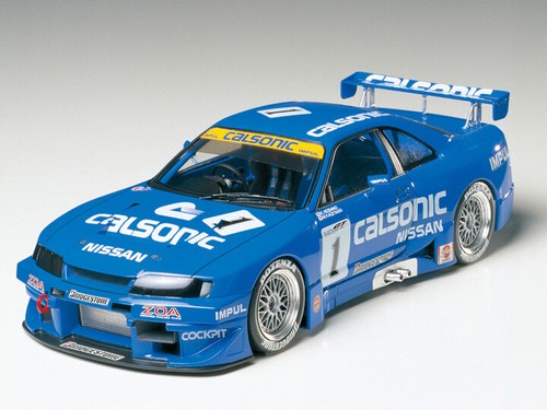 Tamiya 24184 1/24 Scale Model Car Kit Calsonic Hoshino Racing Skyline GT-R R33 - Picture 2 of 2