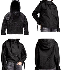 G-star Raw Anorak Hooded Loose Jacket Wmn*bnwt*size-l*colour-dark Black*rrp-£180