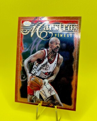 Clyde Drexler 1996 Topps - Maestros Finest Houston Rockets NBA * Bronce Red Holo