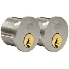 Single or Pair of Screw-In Cylinder Keyed Alike - 3 Keys - Suit Adams Rite Locks
