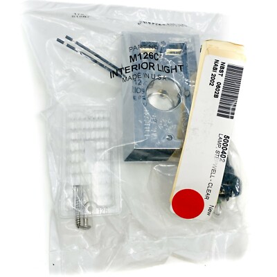 Genuine Peterson M126C Interior Stepwell Light, NABI 5000402, Clear, Made in USA