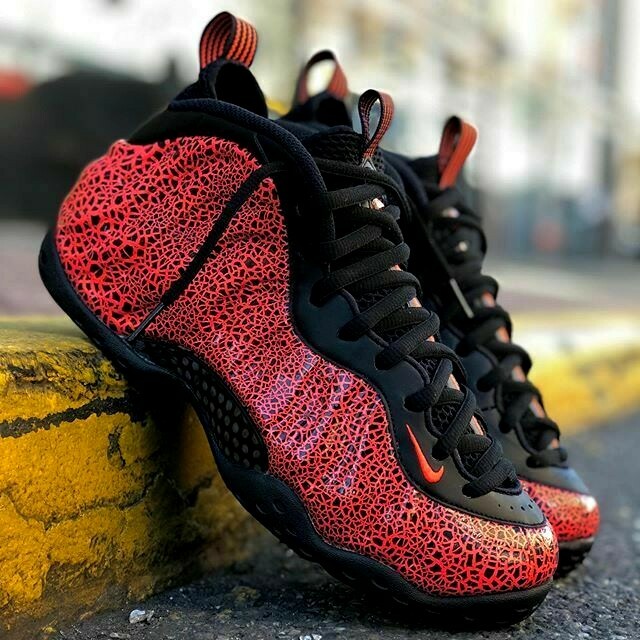 lava red foamposites