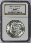 1888-O NGC MS62 Top 100 VAM-1A "E" Clash Morgan Dollar in Old Holder