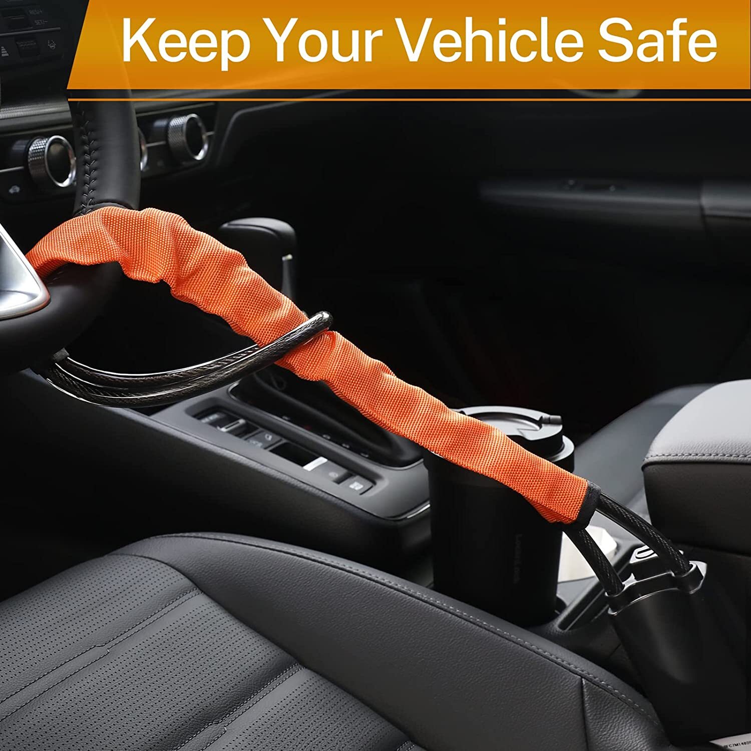 Steering Wheel Lock The Club Wheel Locks for Cars Seat Belt Lock Anti