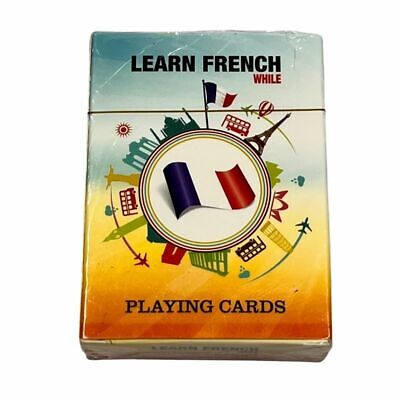 Learn French While Playing Cards 52 Most Useful French Phrases Card Deck NEW