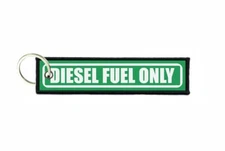 Keychain key ring biker tag car motorcycles diesel fuel only r2