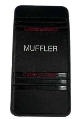 Carling Technologies Red Lighted ''MUFFLER'' Switch Cover