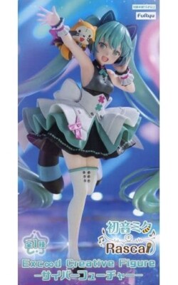 Hatsune Miku Rascal Exceed Creative Figur Cyber Future FuRyu Neu aus Japan
