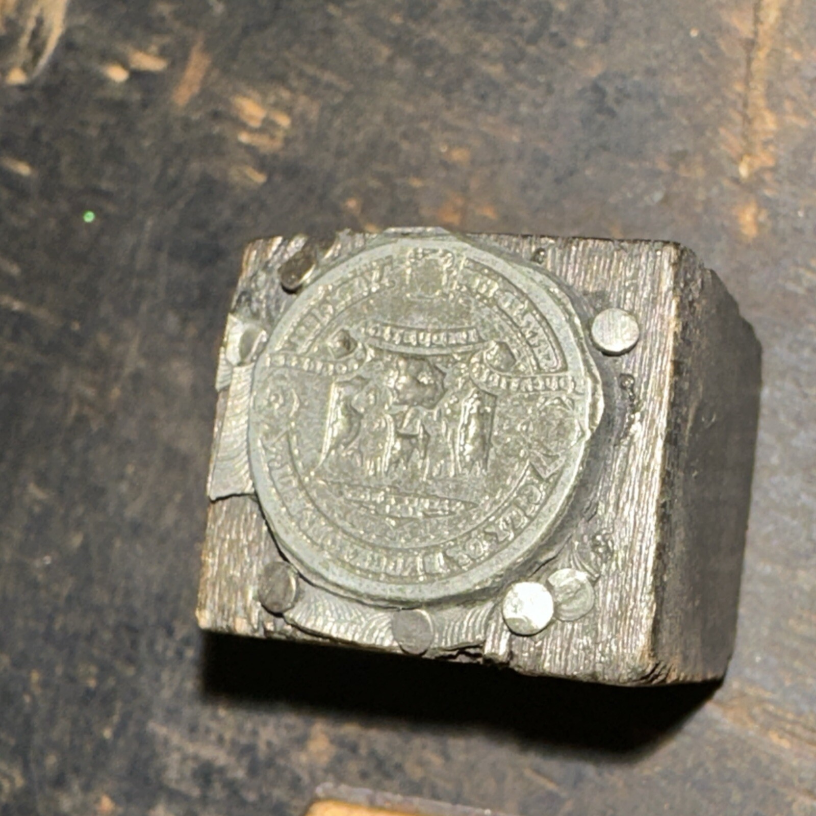 Printing Block “ City Of Brockton Mass. “ Very Old Block! eBay