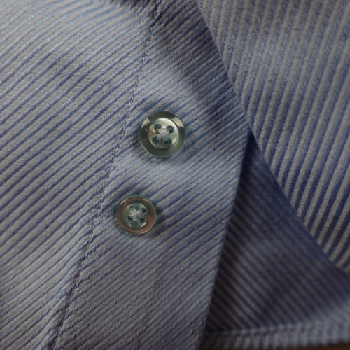Sergio Valentino Button Up Shirt Mens M Blue Striped Office Professional Modern - Picture 9 of 18