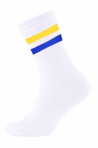 Men Sports 5 Pack Tennis Socks White Cotton Size 6-11 - Picture 3 of 11