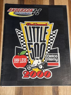 2000 Anderson Speedway Indiana Little 500 Race Program