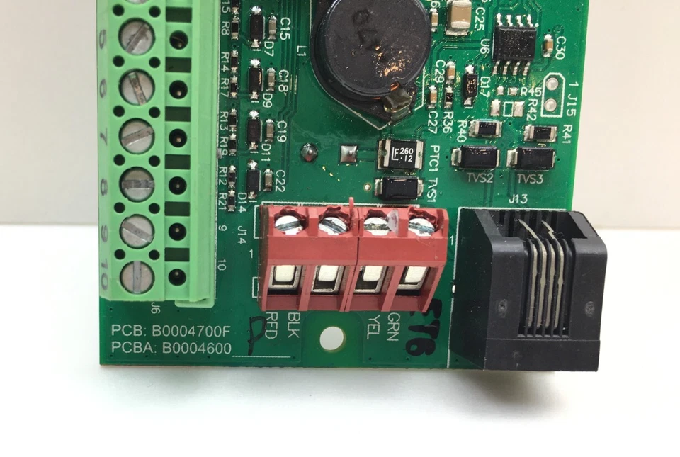 Плата управления ZODIAC PCB B0004600 P B0004700 F V0.20 б/у #X105A - Изображение 4 из 4