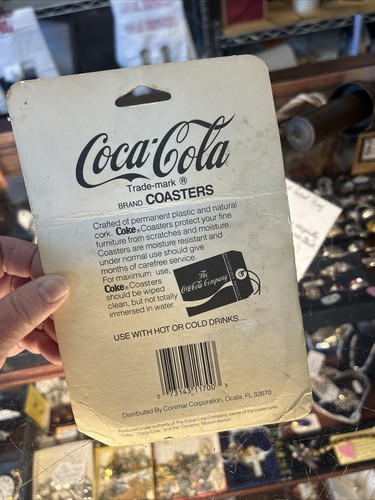 Juego de montañas rusas vintage originales Coca Cola de 6-3 3/4 pulgadas años 90 nuevo stock antiguo - Imagen 3 de 4