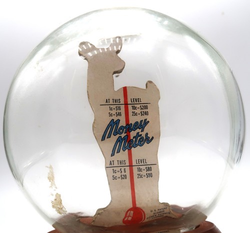 Vintage Vic Moran A Little Doe Money Meter Bubble Bank Coin/Piggy Bank Rare - Picture 10 of 15