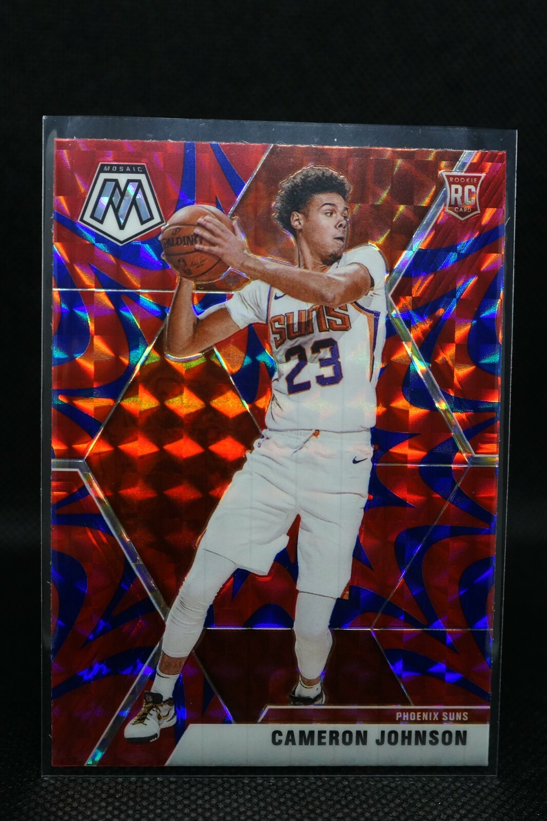 2019 Panini Mosaic #203 Cameron Johnson Reactive Blue Prizm RC + FREE SHIPPING