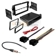 Double DIN or 1-DIN Car Stereo Installation Dash Kit for 2007-13 Chevy Silverado