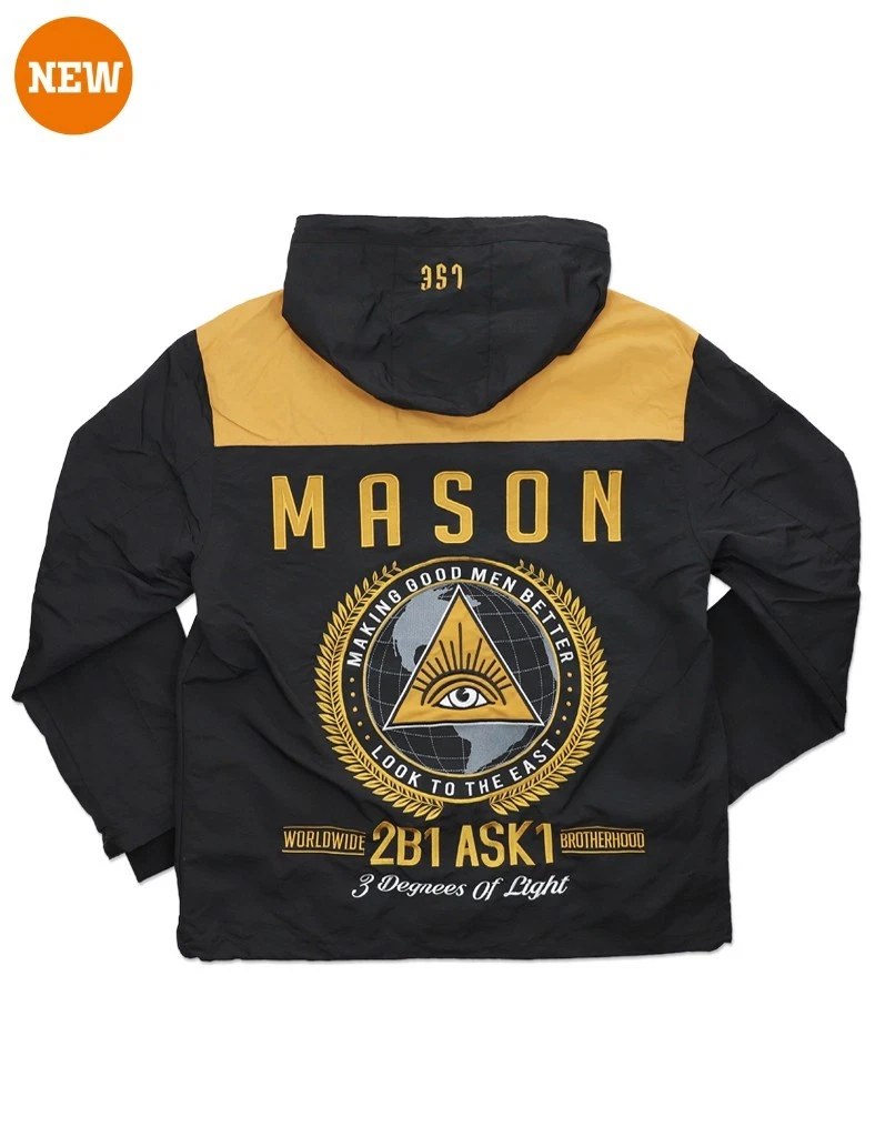 Freemason Masonic Fraternity Windbreaker Jacket Freemason Windbreaker 2b1ask1