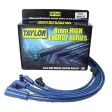 Taylor Spark Plug Wire Set 64632; High Energy 8mm Blue for Chevy 4.3L Vortec