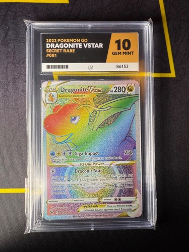 Dragonite VSTAR graded ACE 10 for sale on eBay