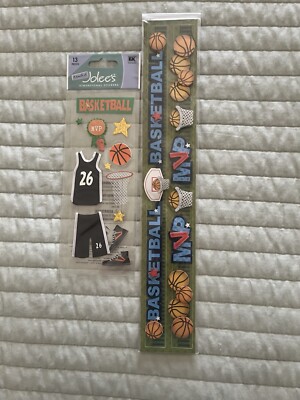 Dimensional Scrapbooking Stickers Jolee s, Recollections New, Sealed Basketball