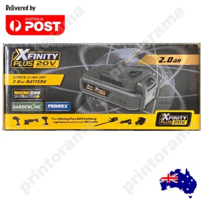 Ferrex Xfinity 20v Mower Genuine Xfinity Plus 20V Li-Ion Battery Aldi