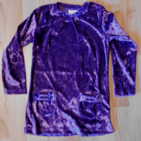 Tolles Langarm-Shirt In GrößE 110 + + Lila ++ Ansehen +++ Samt