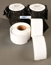 File Folder Labels 130 White Rolls 30327 Compatible w/ Dymo® LW EL40 450 Turbo