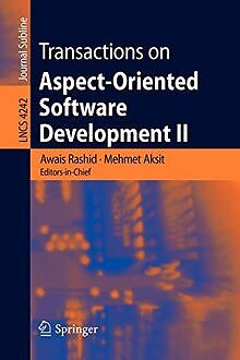 Transactions on Aspect-Oriented Software Development II:... | Buch | Zustand gut