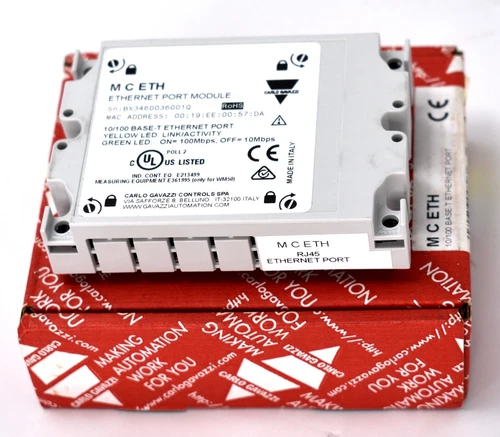 CARLO GAVAZZI MCETH 10/100 Base-T Ethernet Port Module