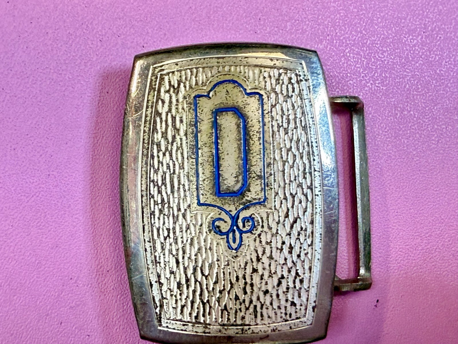 Custom Initial Letter D Monogram Silver Plated Pi… - image 15