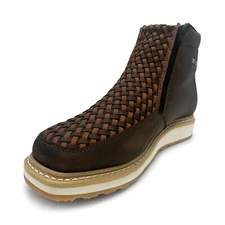 The Western Shops Men's Leather Cowboy Petatillo Boot Short Ankle