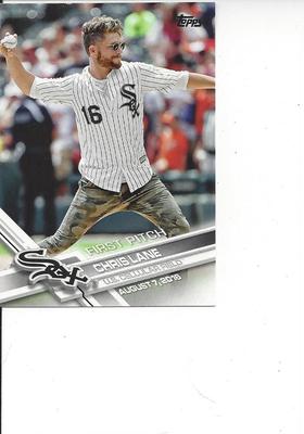 2017 Topps 1, First Pitch Chris Lane Chicago White Sox FP-12