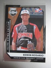 2021 PANINI ELITE EXTRA EDITION DOMINICAN PROSPECT LEAGUE EDWIN ROSARIO #172