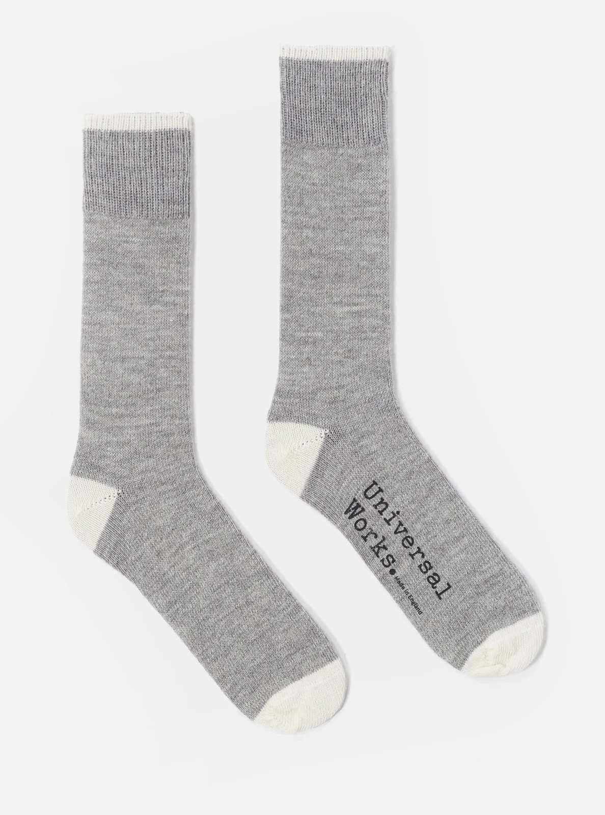 Grey Marl Alpaca Wool Alpaca Sock