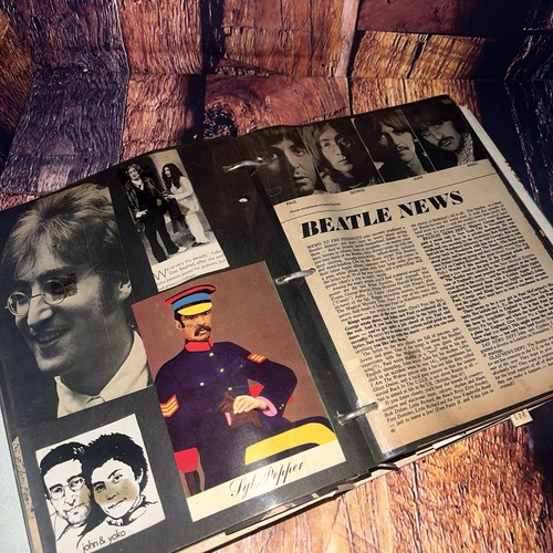 VTG 1967-1970 Beatles Magazine Newspaper Clippings Yellow Submarine Binder READ - Picture 14 of 24