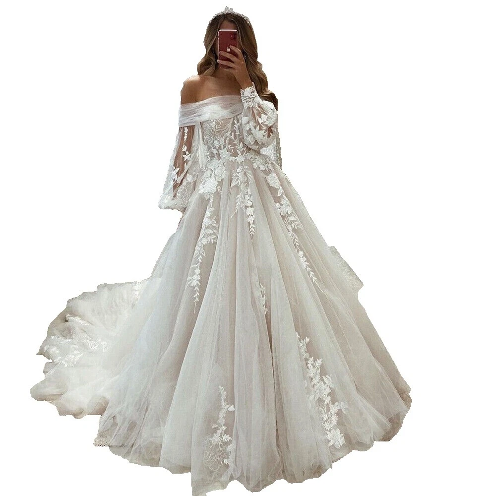 10 Women's Size Long Sleeve Wedding Dresses