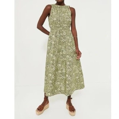 TUCKERNUCK Green Bergamot  Floral Walker Tank Maxi NWT Size Medium-