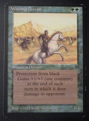 MTG Magic Legends Whirling Dervish Moderately Played.