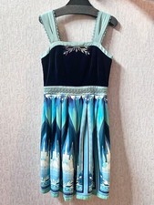 Disney Frozen Elsa Tapestry Dress Mini Size  Year Sale