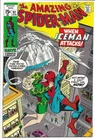 THE AMAZING SPIDER-MAN #92 FN+ 6.5 SILVER AGE MARVEL! WHEN ICEMAN ATTACKS! X-MEN