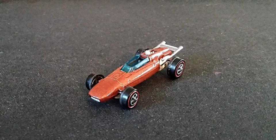 ENVÍO GRATUITO De colección Original Restaurado Hot Wheels Redline Indy Eagle Cobre Foto 2 de 4