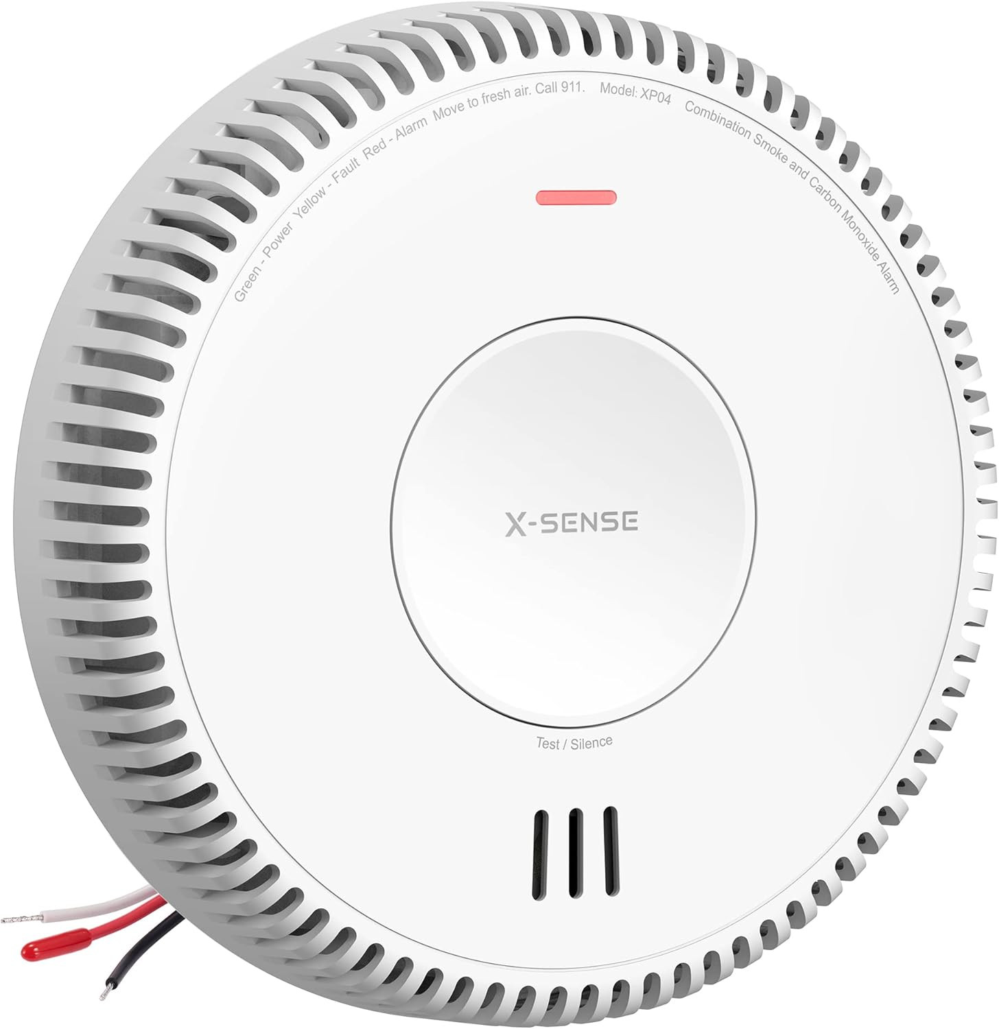 X-Sense Hardwired Combination Smoke and Carbon Monoxide Detector, Hardwired Inte
