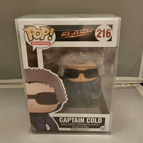 Funko Pop! Vinyl: DC Universe - Captain Cold #216, Out of Case, Into Protector